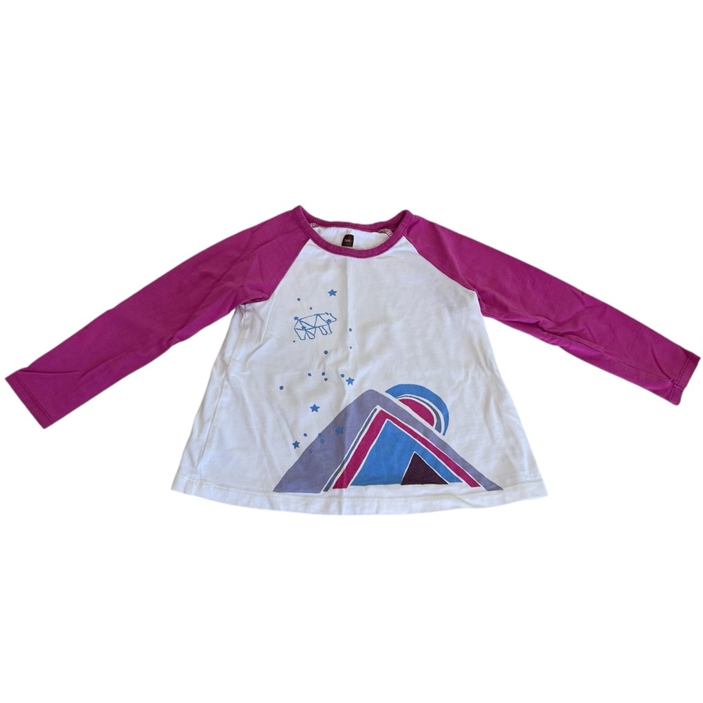 Tea Camping Stargazing Longsleeve Shirt Size 18-24 months